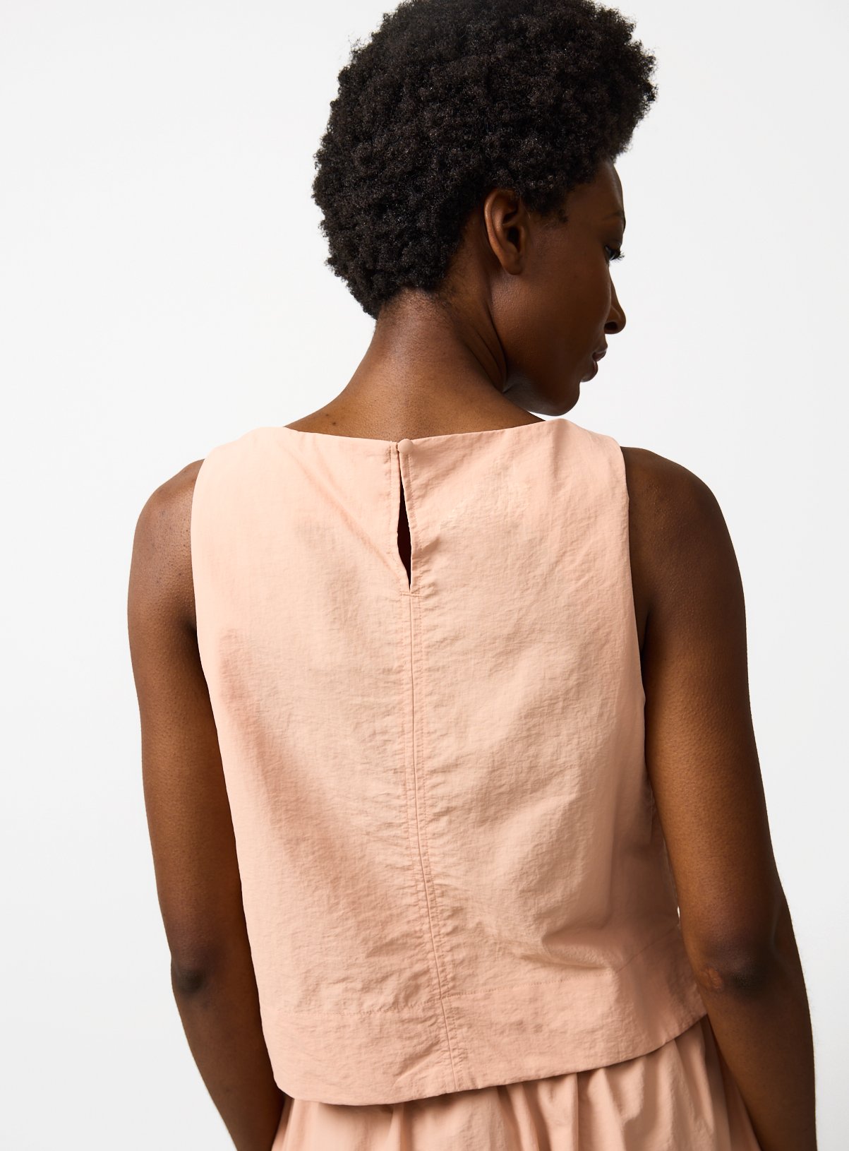 Light Orange Techno Slash Neck Top 26 - Image 4 thumbnail